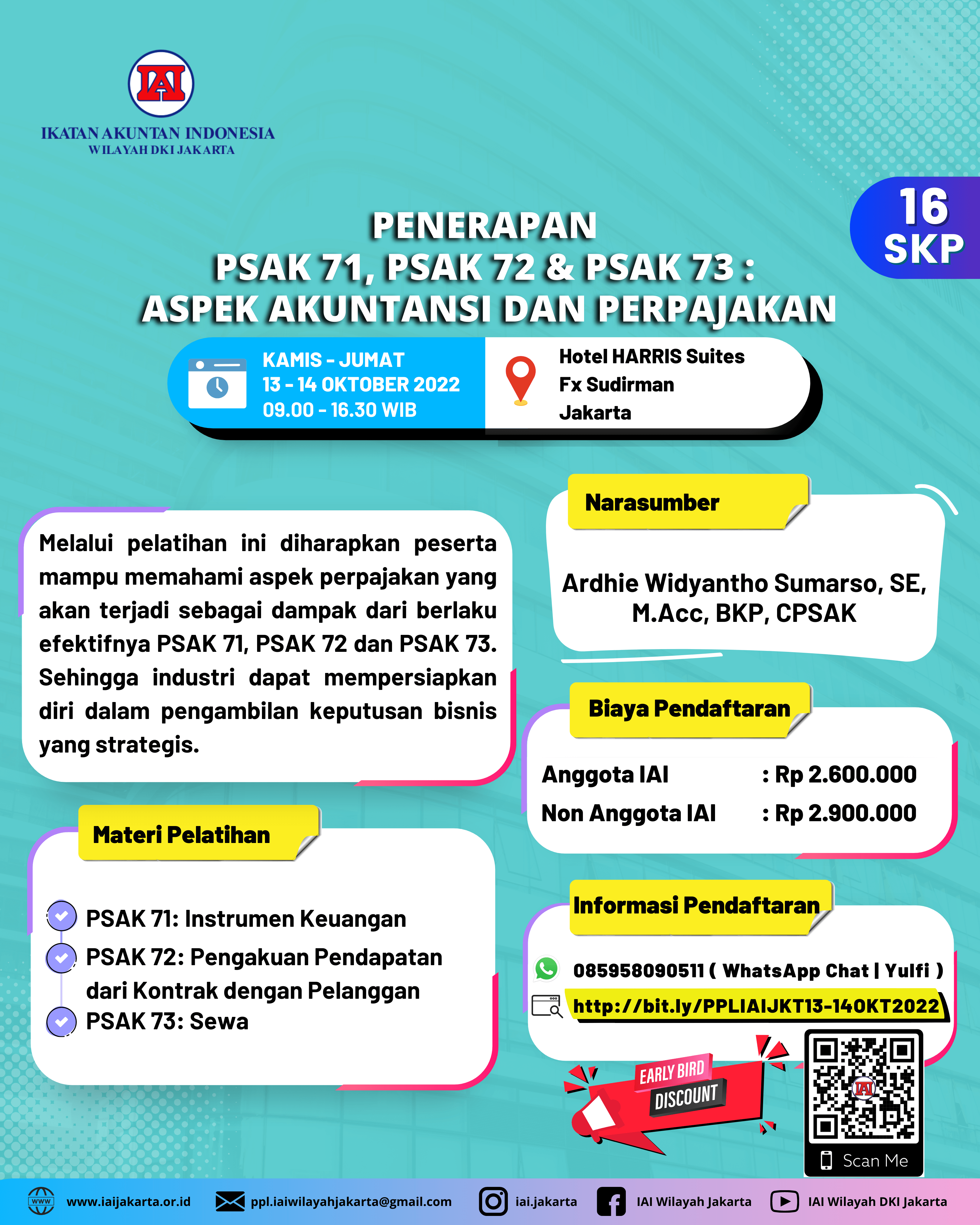 Penerapan PSAK 71, PSAK 72 & PSAK 73 Aspek Akuntansi dan Perpajakan