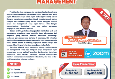 Corporate Tax Management