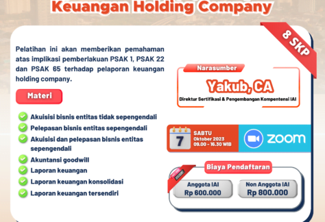 Pengelolaan & Penyajian Laporan Keuangan Holding Company Okt