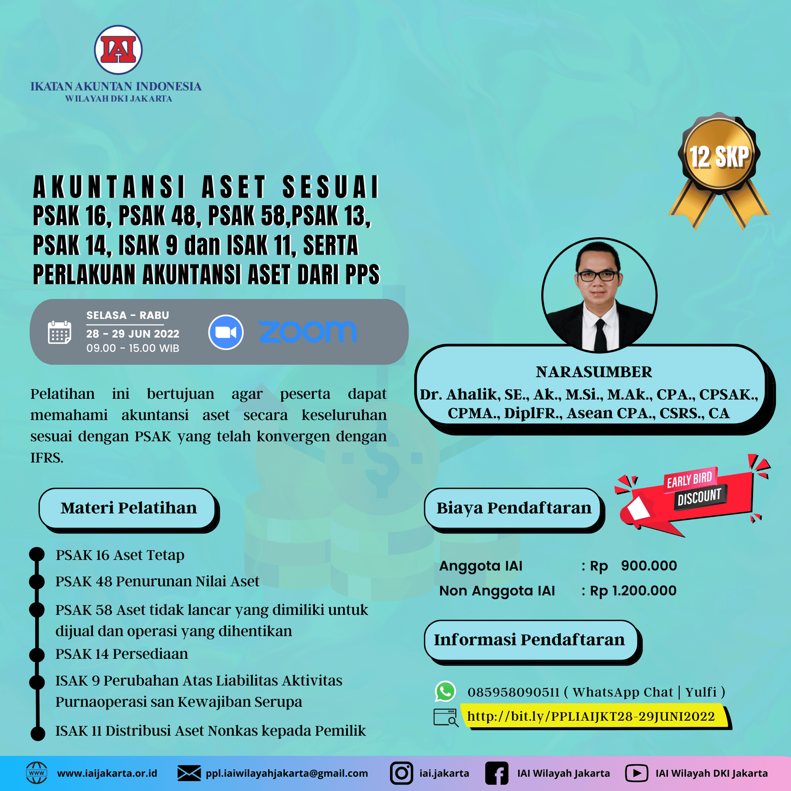 Akuntansi Aset sesuai PSAK 16, PSAK 48, PSAK 58, PSAK 13, PSAK14, ISAK 9 dan ISAK 11