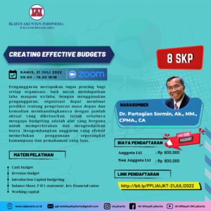 CREATING EFFECTIVE BUDGETS