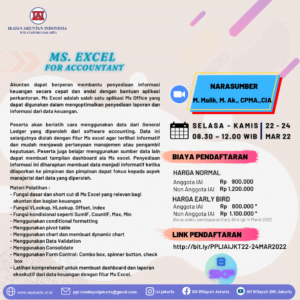 Flyer-Ms Excel For Accountant