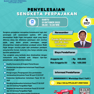 Penyelesaian Sengketa Perpajakan