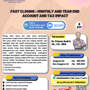 fast closing Monthly and year end