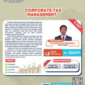 Corporate Tax Management