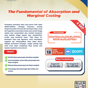 The Fundamental of Absorption and Marginal Costing