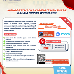 Mengoptimalkan Manajemen Pajak dalam Bisnis Waralaba