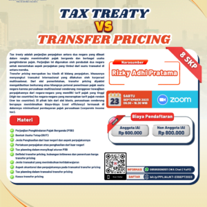 TAX TREATY VS TRANSFER PRICING_sept
