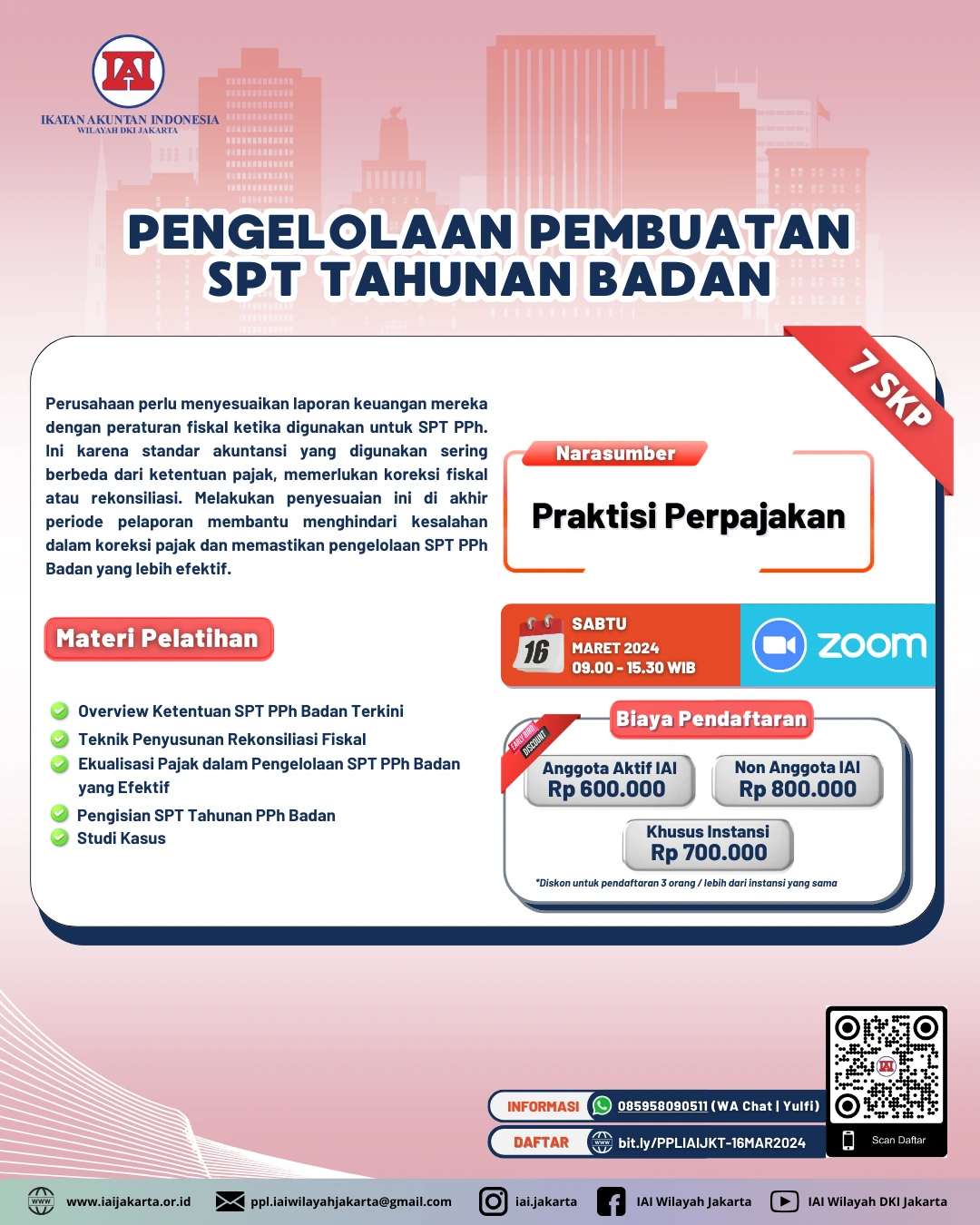 Pengelolaan Pembuatan SPT Tahunan BADAN