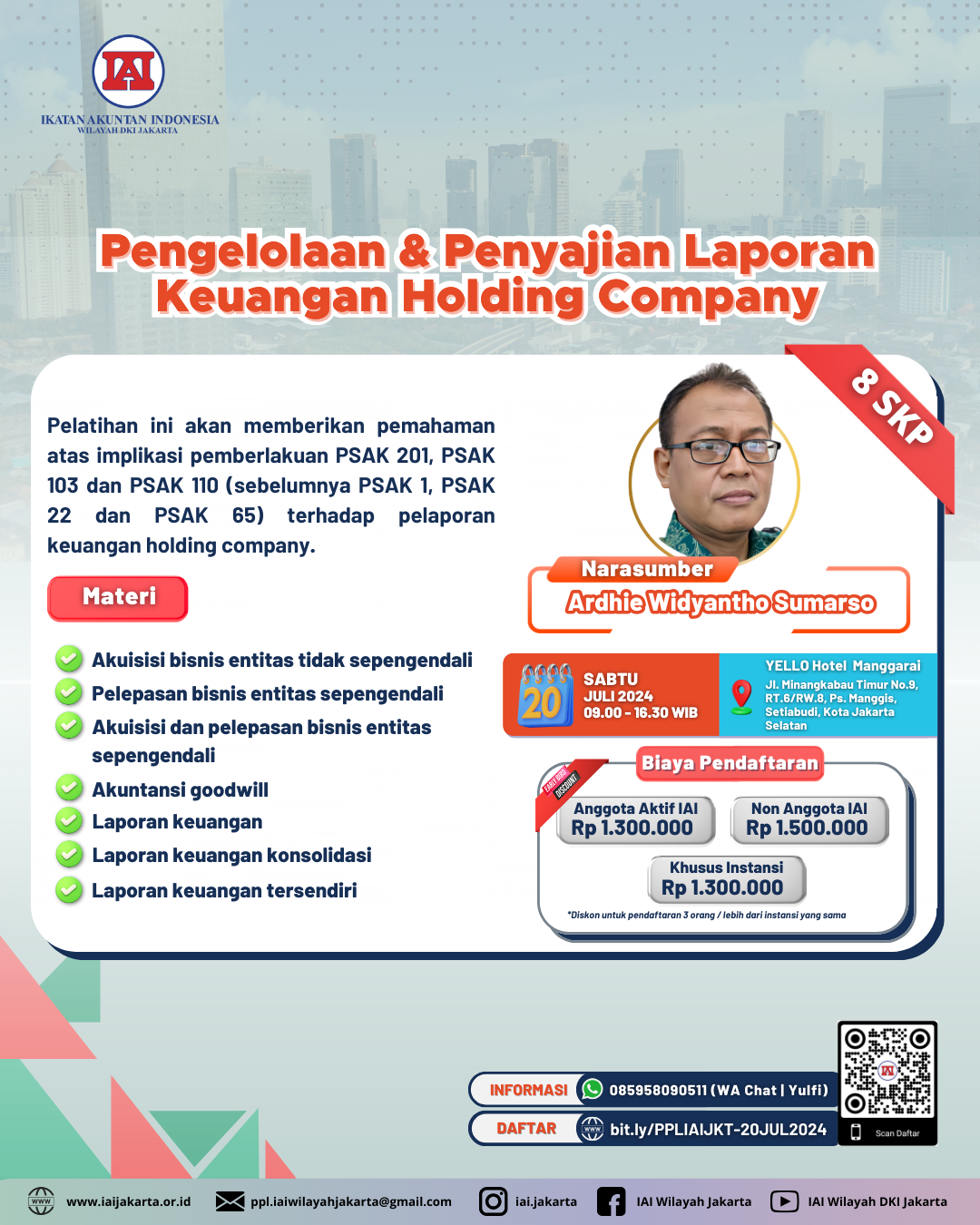 Pengelolaan & Penyajian Laporan Keuangan Holding Company JUL